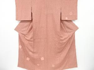 青海波に色紙模様訪問着